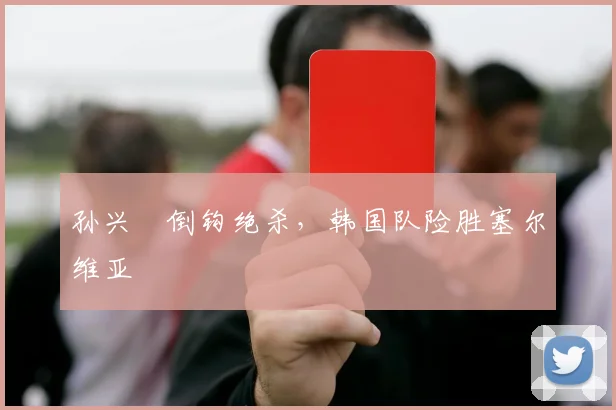 孙兴慜倒钩绝杀，韩国队险胜塞尔维亚